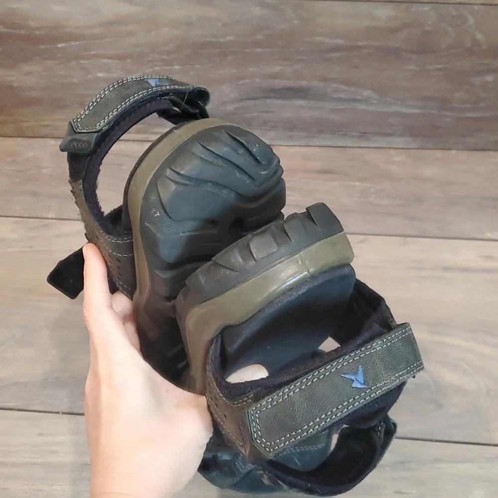 Ecco Mens Yucatan Hiking Outdoor Sandals shoes sz EUR 47 US 13-13.5